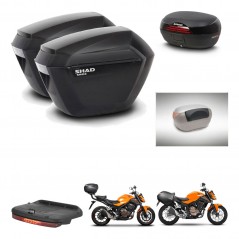 SHAD SH46 trunk + mounting bracket sh23 suitcases accessories 45 L KIT-460183