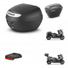 SHAD SH23 alu suitcases + mounting bracket SH26 trunk accessories KIT-460200