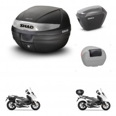 SHAD SH23 alu suitcases + mounting bracket SH29 trunk accessories KIT-460210