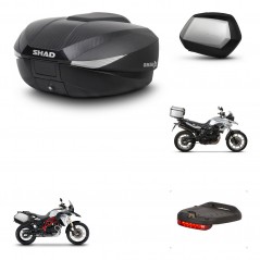 SHAD Maletas SH35 PREMIUM + soporte montaje baul SH58 accesorios KIT-460226