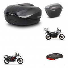 SHAD Maletas sh23 alu + soporte montaje baul SH58 accesorios KIT-460228