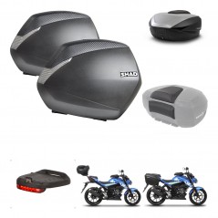 SHAD SH59 trunk + mounting bracket SH36 suitcases accessories 59L KIT-460239