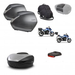 SHAD SH59 trunk + mounting bracket SH36 suitcases accessories 59L KIT-460240