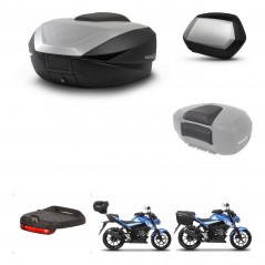 SHAD SH35 PREMIUM suitcases + mounting bracket SH59 trunk accessories 59L KIT-460242