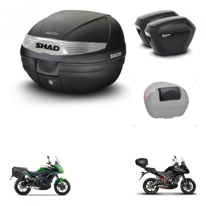 SHAD SH23 suitcases + mounting bracket SH29 trunk accessories KIT-460264