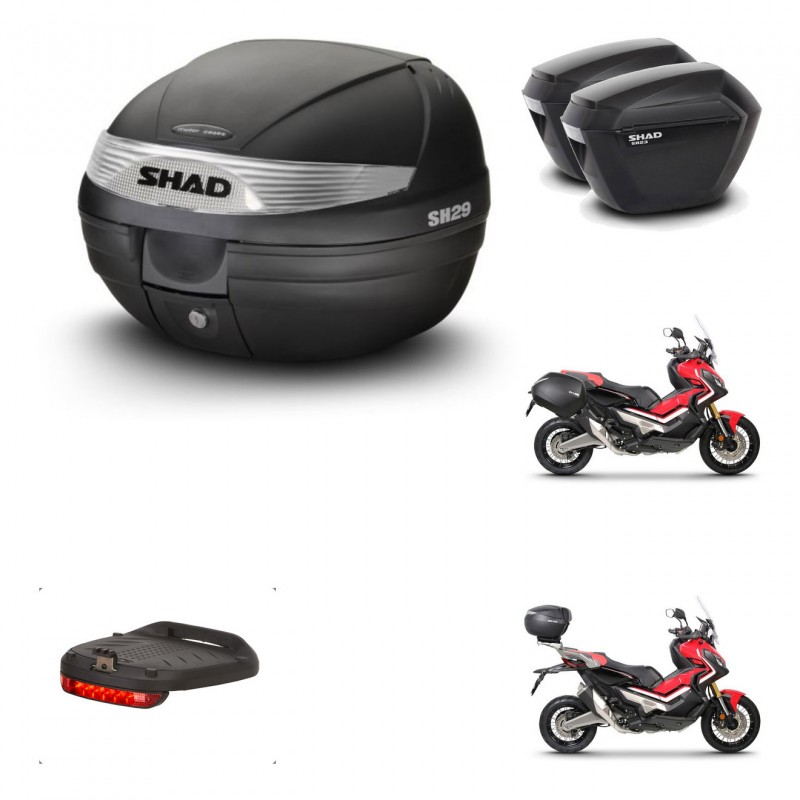 SHAD Maletas sh23 + soporte montaje baul SH29 accesorios KIT-460273