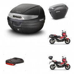 SHAD SH23 alu suitcases + mounting bracket SH29 trunk accessories KIT-460274