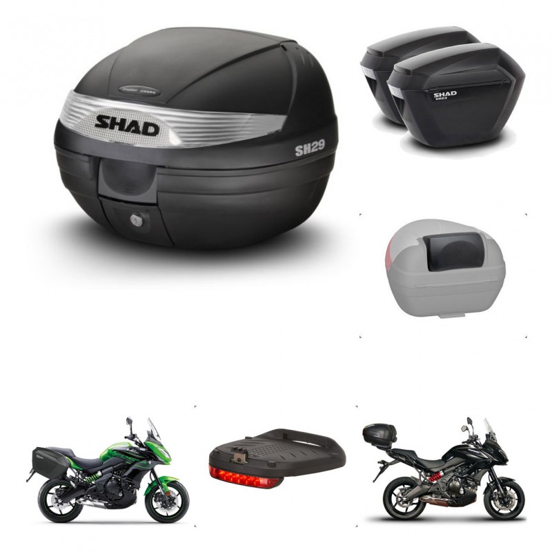 SHAD Maletas sh23 + soporte montaje baul SH29 accesorios KIT-460283