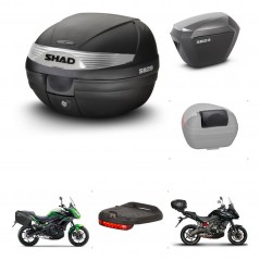 SHAD SH23 alu suitcases + mounting bracket SH29 trunk accessories KIT-460284