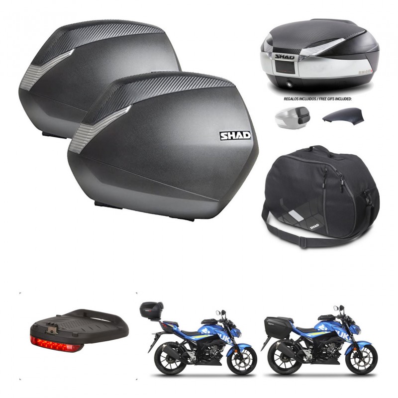 SHAD Trunk SH48 backrest cover + mounting bracket SH36 suitcases accessories KIT-460291