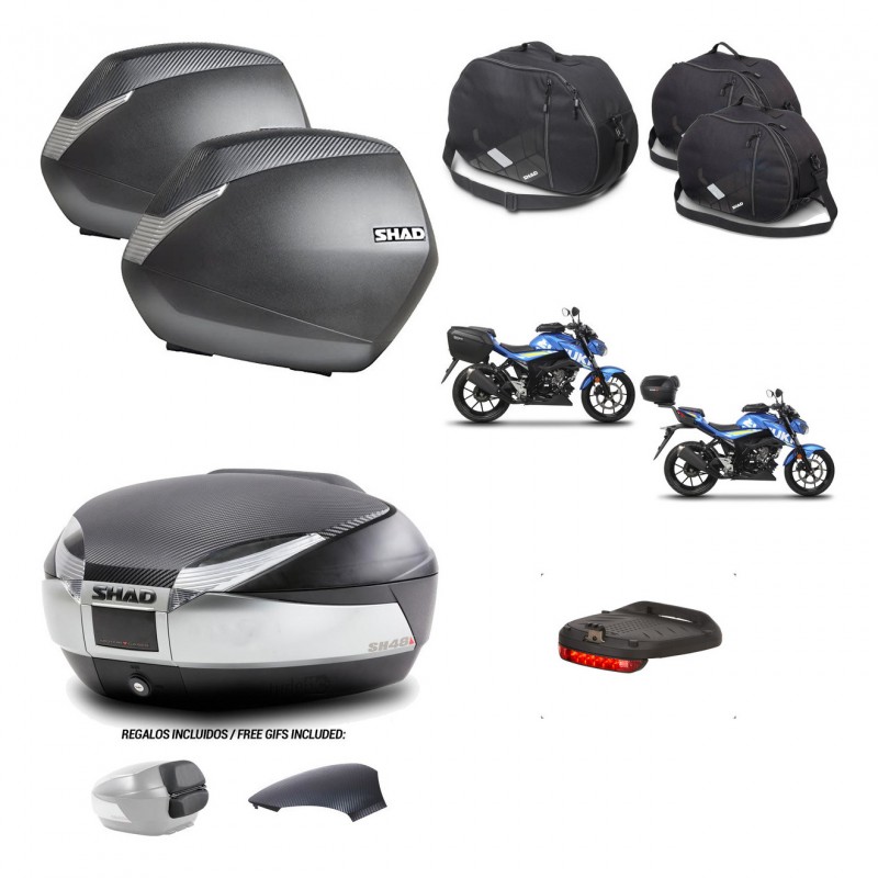 SHAD Trunk SH48 backrest cover + mounting bracket SH36 suitcases accessories KIT-460292