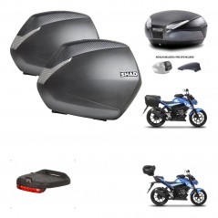 SHAD Baul SH48 tapa respaldo + soporte montaje maletas SH36 accesorios 49 L KIT-460297