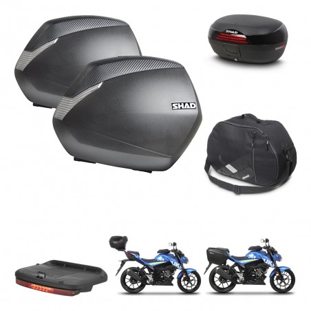 SHAD Baul SH46 + soporte montaje maletas SH36 accesorios 45 L KIT-460338