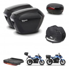 SHAD SH46 trunk + mounting bracket sh23 suitcases accessories 45 L KIT-460340
