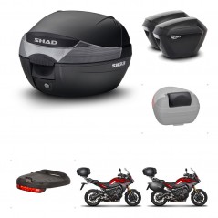 SHAD Maletas sh23 + soporte montaje baul SH33 accesorios KIT-460392
