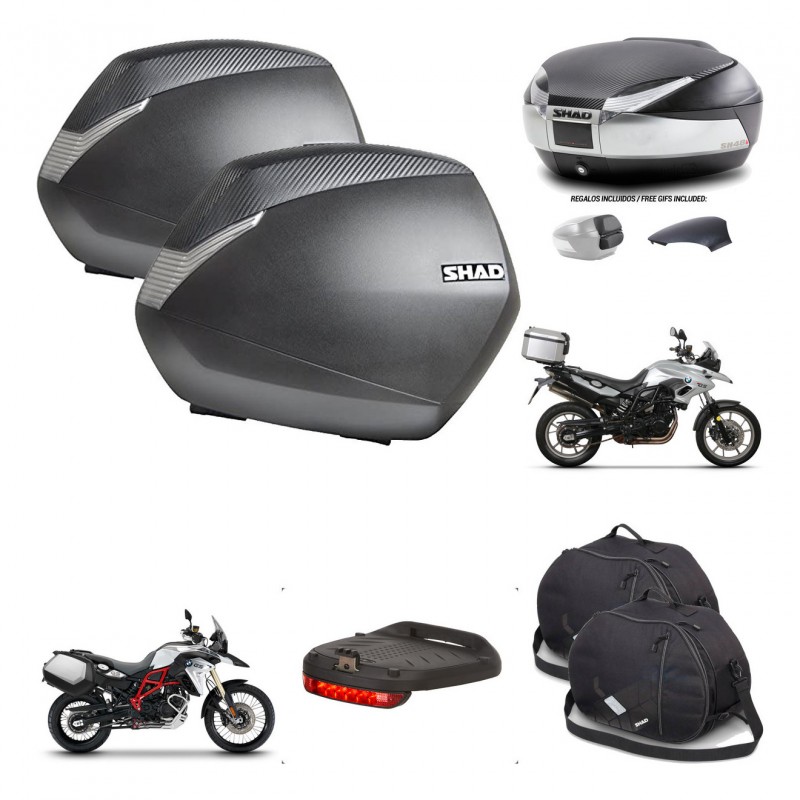 SHAD Baul SH48 tapa respaldo + soporte montaje maletas SH36 accesorios KIT-460419