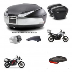 SHAD Maletas sh23 + soporte montaje baul SH48 tapa respaldo accesorios KIT-460420