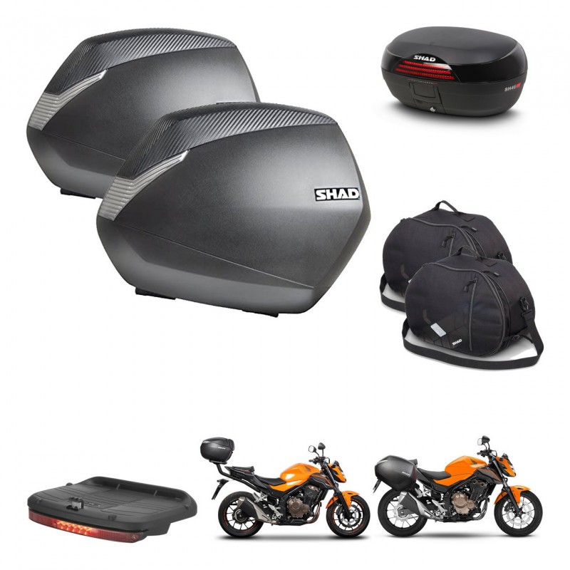 SHAD Baul SH46 + soporte montaje maletas SH36 accesorios 45 L KIT-460445