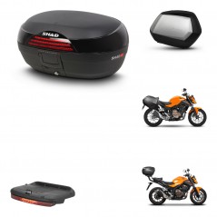 SHAD Maletas SH35 PREMIUM + soporte montaje baul SH46 accesorios 45 L KIT-460447