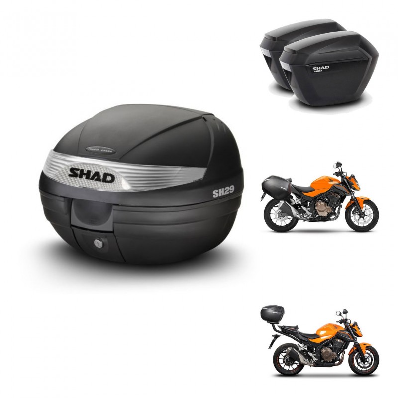 SHAD Maletas sh23 + soporte montaje baul SH29 KIT-460470