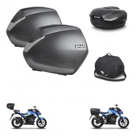 SHAD Baul SH58 + soporte montaje maletas SH36 accesorios KIT-460493