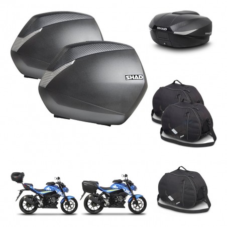 SHAD Baul SH58 + soporte montaje maletas SH36 accesorios KIT-460494