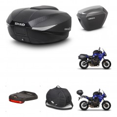 SHAD Maletas sh23 alu + soporte montaje baul SH58 accesorios KIT-460505