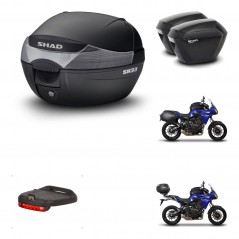 SHAD Maletas sh23 + soporte montaje baul SH33 accesorios KIT-460524