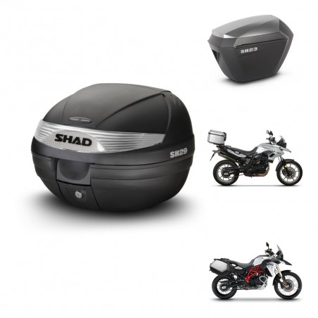 SHAD Maletas sh23 alu + soporte montaje baul SH29 KIT-460539