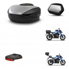 SHAD SH35 PREMIUM suitcases + mounting bracket SH59 trunk accessories 59L KIT-460548