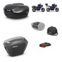 SHAD Maletas sh23 alu + soporte montaje baul SH58 accesorios KIT-460555