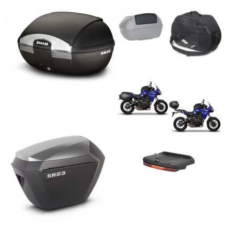 SHAD Maletas sh23 alu + soporte montaje baul SH45 accesorios KIT-460597