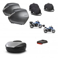 SHAD SH59 trunk + mounting bracket SH36 suitcases accessories 59L KIT-460625