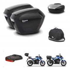 SHAD SH59 trunk + mounting bracket sh23 suitcases accessories 59L KIT-460626