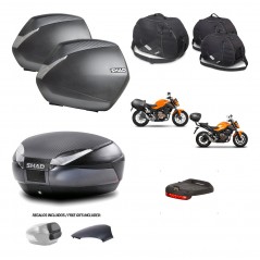 SHAD Trunk SH48 backrest cover + mounting bracket SH36 suitcases accessories 49 L KIT-460647