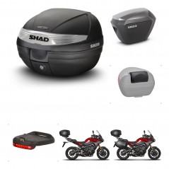 SHAD Maletas sh23 alu + soporte montaje baul SH29 accesorios KIT-460663