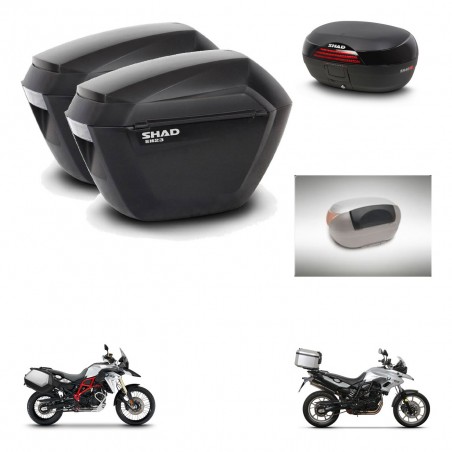 SHAD Baul SH46 + soporte montaje maletas sh23 accesorios 45 L KIT-460666
