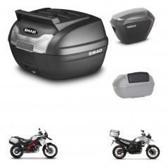 SHAD SH23 alu suitcases + mounting bracket SH40 top grill trunk accessories KIT-460689