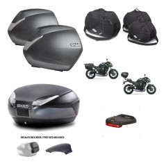 SHAD Baul SH48 tapa respaldo + soporte montaje maletas SH36 accesorios 49 L KIT-460701