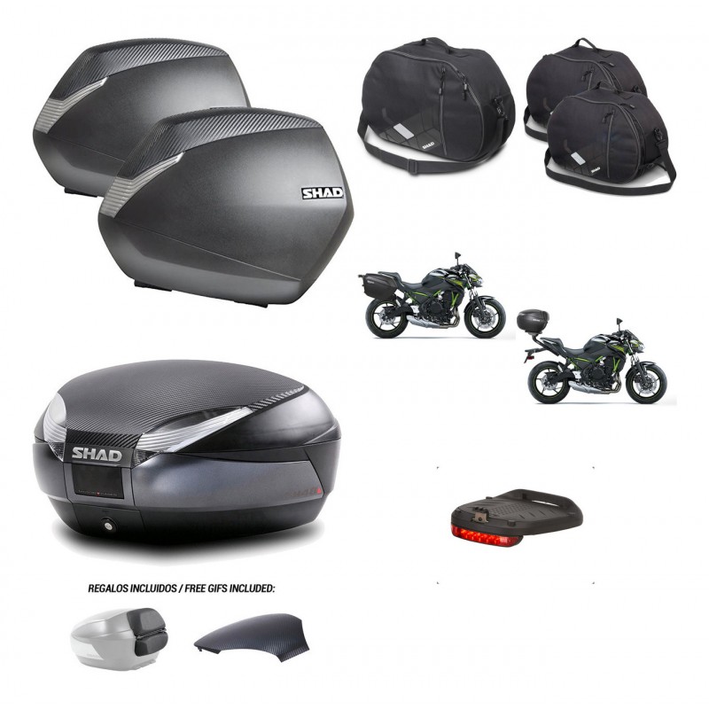 SHAD Trunk SH48 backrest cover + mounting bracket SH36 suitcases accessories 49 L KIT-460701