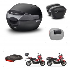 SHAD Maletas sh23 + soporte montaje baul SH33 accesorios KIT-460710