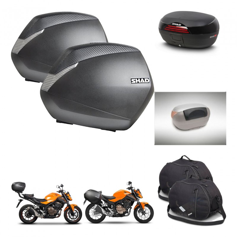 SHAD Baul SH46 + soporte montaje maletas SH36 accesorios 45 L KIT-460719