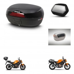 SHAD Maletas SH35 PREMIUM + soporte montaje baul SH46 accesorios 45 L KIT-460721