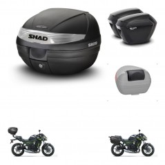 SHAD SH23 suitcases + mounting bracket SH29 trunk accessories KIT-460727