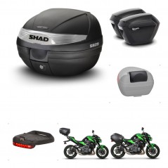 SHAD SH23 suitcases + mounting bracket SH29 trunk accessories KIT-460751