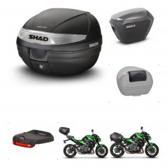 SHAD Maletas sh23 alu + soporte montaje baul SH29 accesorios KIT-460752