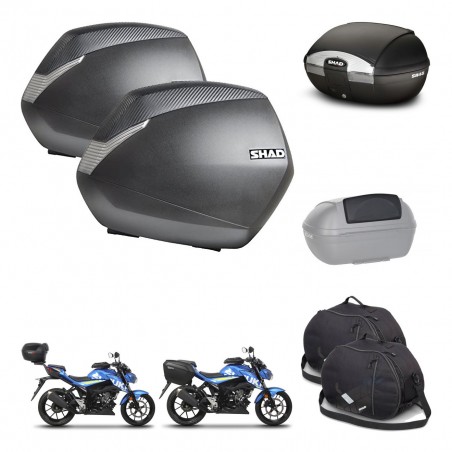 SHAD Baul SH45 + soporte montaje maletas SH36 accesorios KIT-460760