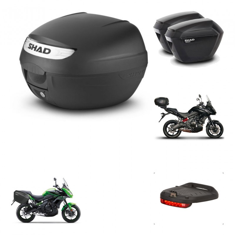 SHAD Maletas sh23 + soporte montaje baul SH26 accesorios KIT-460777