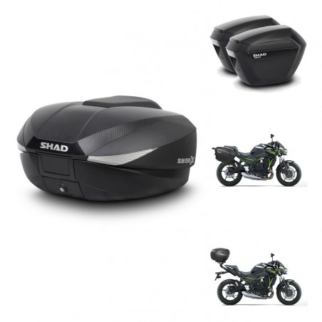 SHAD Maletas sh23 + soporte montaje baul SH58 KIT-460781