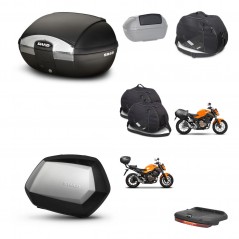 SHAD SH35 PREMIUM suitcases + mounting bracket SH45 trunk accessories KIT-460789